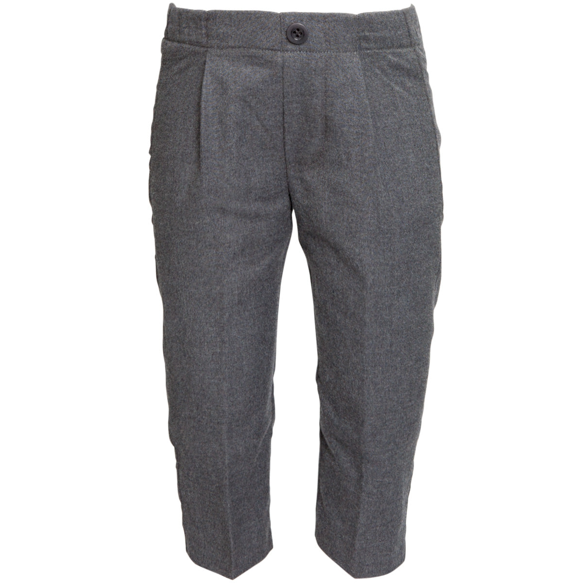 Roma Charcoal Cotton Flannel Pant